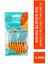 Interdental Brush Blister Diş Arası Fırçası Turuncu 0.45 mm 8'li 1