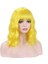 Sarı Renk Uzun Dalgalı Parti Peruğu (K95) 2