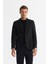 Erkek Siyah Mono Yaka Bi-Stretch Astarsız Blazer Comfort Slim Fit Ceket A42Y4012 10