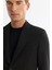 Erkek Siyah Mono Yaka Bi-Stretch Astarsız Blazer Comfort Slim Fit Ceket A42Y4012 11
