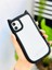 Iphone 11 Uyumlu Siyah Kulaklı Kedi Kenar Darbe Önleyici Şeffaf Silikon Kılıf 1