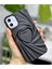 Apple Iphone 11 Uyumlu 3D Mat Saten Kalp Kabartma Desenli Darbe Önleyici Silikon Kılıf 8