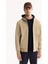 Erkek Bej Kapüşonlu Su İtici Rüzgar Geçirmez Hafif Mevsimlik Regular Fit Mont A52Y6100 12