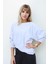 Geniş Yaka Yarasa Kol Oversize Triko Bluz 3