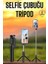 Selfie Çubuğu Tripod Kumandalı Telefon Tutucu Siyah 2