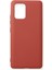 Samsung Galaxy A91 / S10 Lite Kılıf Nano Içi Kadife Silikon - Kiremit - FKU4188-5390 1