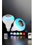 Kablosuz Bluetooth Hoparlör LED Lamba 4