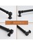 Talas Tırtıklı Siyah Renk Metal Kulp 320 mm Kapak Kulpu Modern Mobilya Çekmece Dolap Kulpları 5