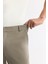 Erkek Haki Beli Lastikli Bi-Stretch Teknik Kumaş Slim Fit Pantolon A51Y3077 12