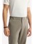 Erkek Haki Beli Lastikli Bi-Stretch Teknik Kumaş Slim Fit Pantolon A51Y3077 13