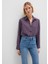 Tencel Tm Liyosel Karışımlı Çizgili Mor Gömlek Regular Fit / Normal Kesim 1211374-91373 2
