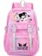 Çocuk Sırt Çantası Kuromi Figürlü 4 Bölmeli Geniş Kapasiteli AD4008 1