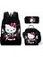 Çocuk Sırt Çantası Seti Hello Kitty Figürlü (Sırt Çantası /beslenme(Omuz) Çant. / Kalem Kutusu) D900 1