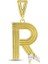 Altın R Harf Kolye Ucu - 14K 1