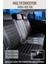 Renault Fluence Uyumlu Yarı Deri Oto Koltuk Kılıfı Tam Set Vena Siyah 2