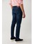Erkek Koyu Mavi Eskitme Yıkamalı Esnek Rio Skinny Fit Jean Pantolon B003510 13