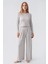 Uzun Kollu Crop Bol Paça Esnek Viskoz Pijama Takım 18210 1