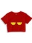 Sour Twins Crop Tişört - Kırmızı 1