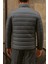 Erkek Kışlık Slim Fit Günlük Füme Şişme Mont 5