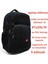 Siyah Laptop Bölmeli Sırt Çantası 4