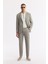 Erkek Gri Mono Yaka Viskon Karışımlı Hafif Bi-Stretch Blazer Comfort Slim Fit Ceket A51Y4011 12