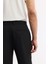 Erkek Siyah Yan Cepli Beli Lastikli Bi-Stretch Comfort Slim Fit Pantolon A51Y3211 12