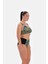 Tropik Desenli Yüksek Bel Büyük Beden Bikini Takımı 2
