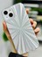 Iphone 13 - 14 - 15 Uyumlu Gümüş Prizma Model Silikon Kılıf 3