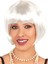 Beyaz Renk Parti Peruğu Kısa Küt Saç (K95) 1