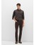 Jake Mavi Black Koyu Kahverengi Gabardin Pantolon 0042290686 3