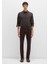Jake Mavi Black Koyu Kahverengi Gabardin Pantolon 0042290686 4