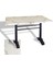 Çipa 3010 Döküm Ayak Masa 70X120 cm - (Werzalit, Wermodin ve Allzalit Tabla) - Afyon Mermer 1