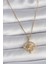 316L Çelik Gold Renk Zincir Zirkon Taşlı Pusula Model Kadın Kolye - TJ-BKO10039 1