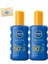 Sun Güneş Koruyucu ve Nemlendirici Vücut Spreyi 200ML, SPF50 Uva Uvb Koruması, X2ADET, Çanta Hediye 1