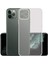 Apple iPhone 11 Pro ile Uyumlu Kapak Kamera Korumalı Şarj Yeri Tıpalı Şeffaf Silikon Kılıf 1