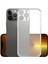 Apple iPhone 13 Pro ile Uyumlu Kapak Kamera Korumalı Şarj Yeri Tıpalı Şeffaf Silikon Kılıf 1