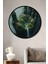 Yeşil Orman Elinden Çağlayanlar Ahşap Dekoratif Tablo Yuvarlak Tablo 2