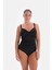 Şık Destekli Tek Parça Büyük Beden Bikini 1