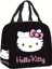 Beslenme Çantası Hello Kitty Figürlü Izoleli Sıcak Soğuk Koruma Siyah AD009354 1