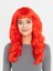 Kırmızı Renk Uzun Dalgalı Parti Peruğu - Lisinya 1