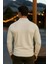 Erkek Günlük Uzun Kollu Krem Polo Yaka Kazak 6