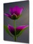 Fuşya Lale Yağlı Boya Görünümlü Ahşap Dekoratif Tablo Dikdörtgen Tablo 3