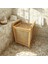 Ahşap Bambu Kirli Çamaşır Sepet Kumaş Çantalı SEPET=40X35X60CM (5361) 1