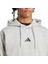 3 Stripes Fl Erkek Gri Kapüşonlu Sweatshirt 4