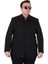 Erkek Büyük Beden Kaşmir Kaban 103008 Sıyah 1