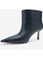 Rassel Lacivert Cilt Mat Burunlu Kadın Ince Topuklu Bot 4