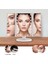 24 LED Işıklı Masa Üstü Profesyonel Makyaj Aynası Katlanabilir 1X-2X-3X+10X Hd Zoomlu Beyaz 5