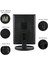 24 LED Işıklı Masa Üstü Profesyonel Makyaj Aynası Katlanabilir 1X-2X-3X+10X Hd Zoomlu Siyah 4