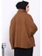 Kahverengi Cepli Oversize Kaşe Kaban 4