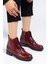 165-225 Bordo Yanki Bağcıklı Fermuarlı Günlük Kadın Bot 1